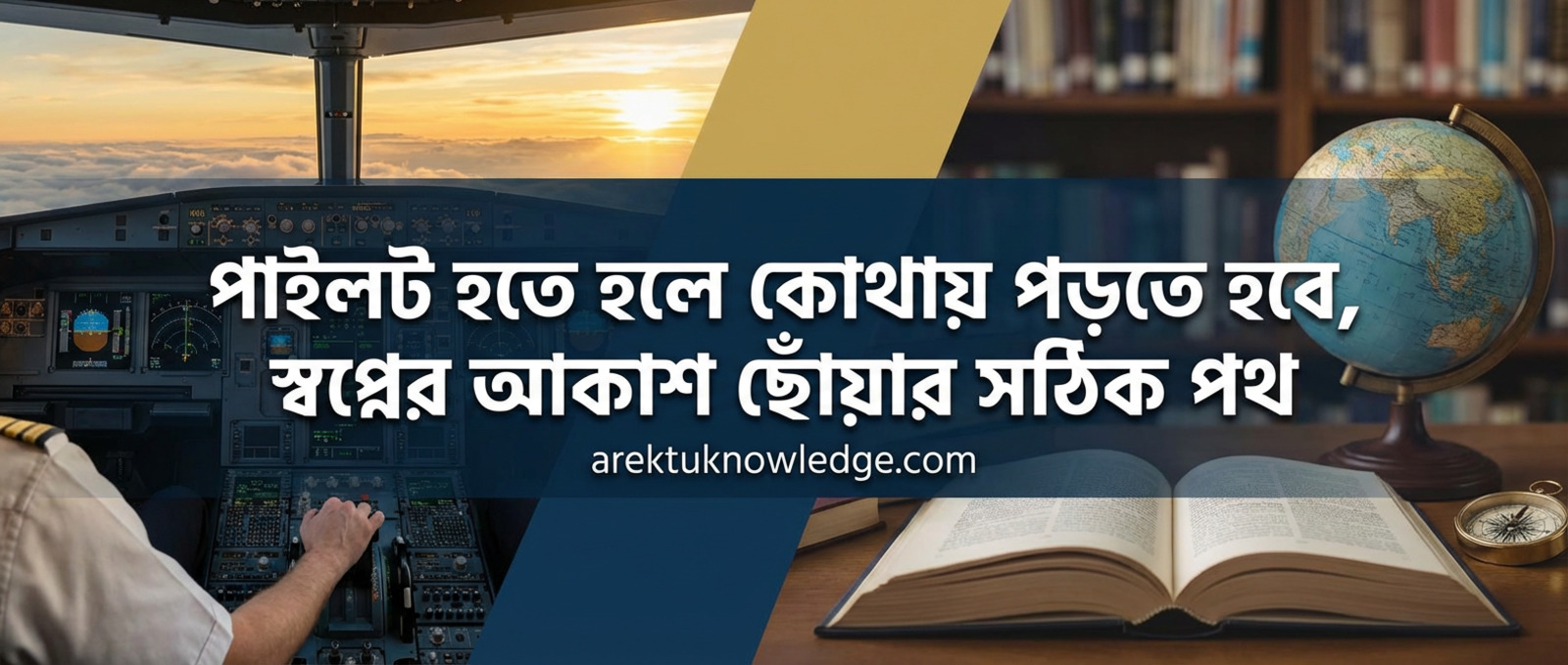 পাইলট হতে হলে কোথায় পড়তে হবে স্বপ্নের আকাশ ছোঁয়ার সঠিক পথ
